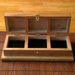 Watch Jewelry Box. Made from a piece of firewood.